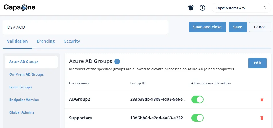 AdminOnDemand &amp; Azure AD
