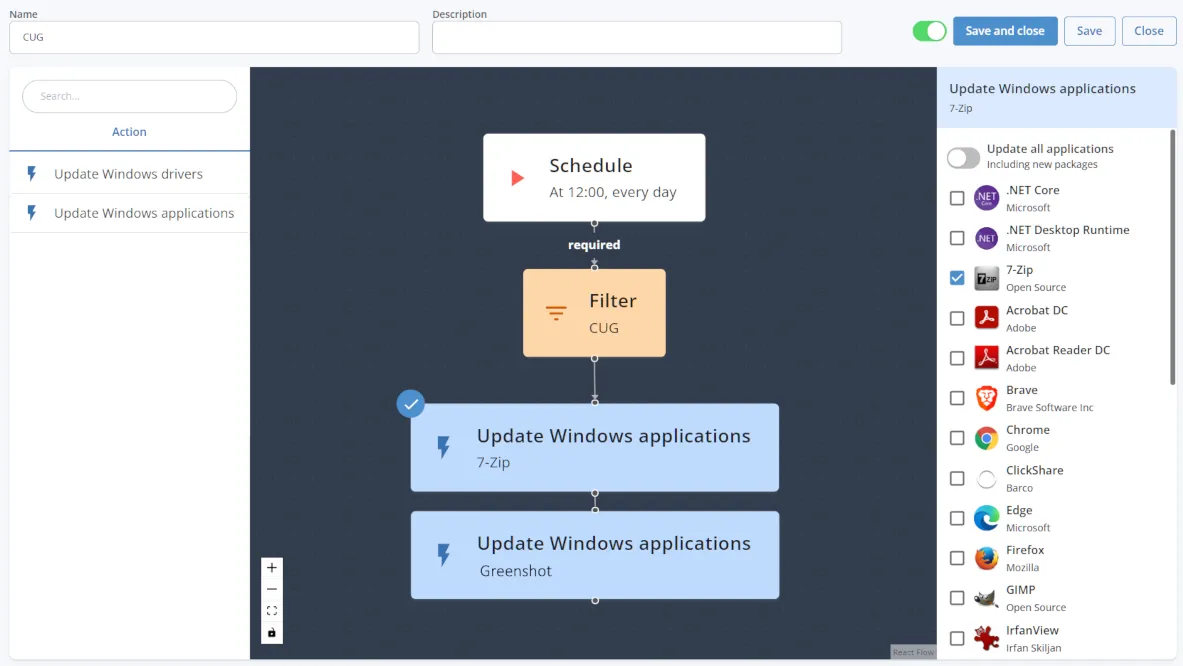 Improved workflows