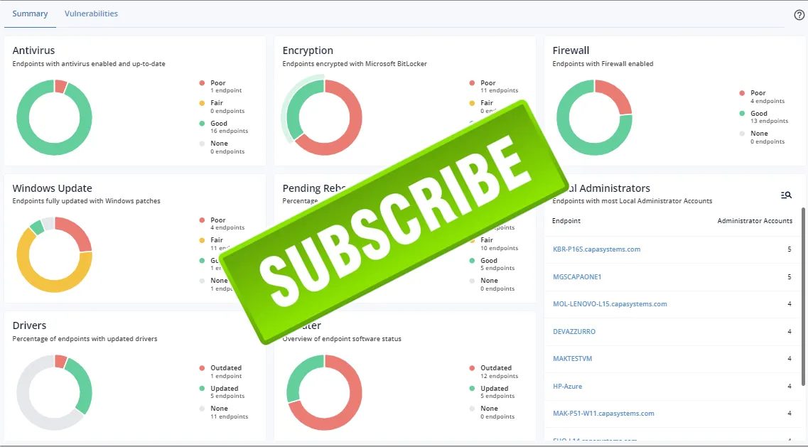 CapaOne Security Summary