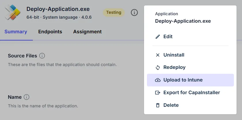 Streamline your Microsoft Intune deployments with CapaOne CustomApps!