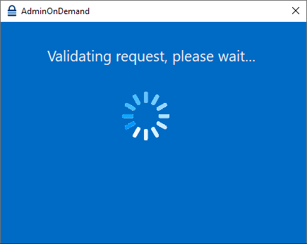 Slow elevation request validation caused by an orphaned account